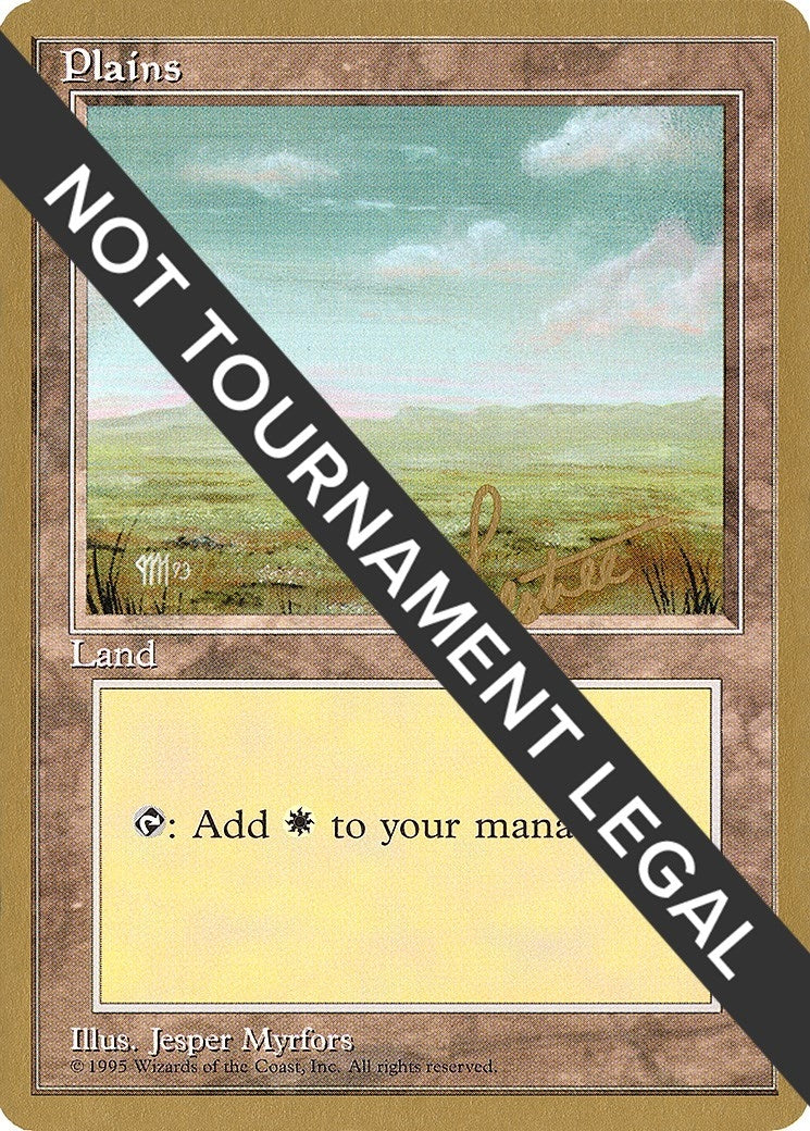 Plains (C) - 1996 Bertrand Lestree (4ED) (World Championship Decks)