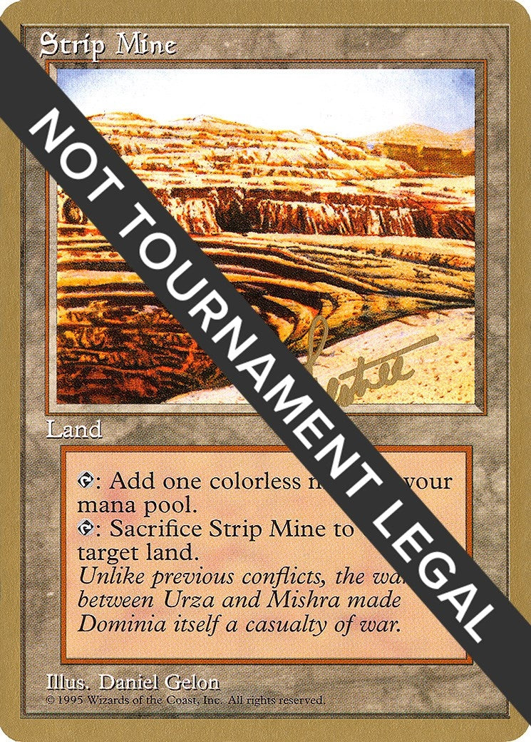 Strip Mine - 1996 Bertrand Lestree (4ED) (World Championship Decks)