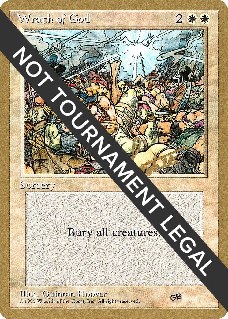 Image for Wrath of God - 1996 Bertrand Lestree (4ED) (SB) - Magic: The Gathering