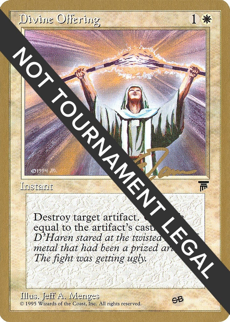 Divine Offering - 1996 Eric Tam (LEG) (SB) (World Championship Decks)