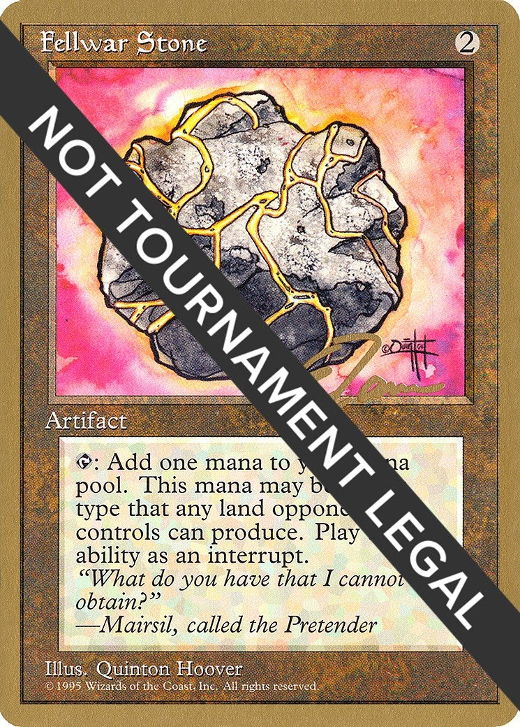 Fellwar Stone - 1996 Eric Tam (4ED) (World Championship Decks)