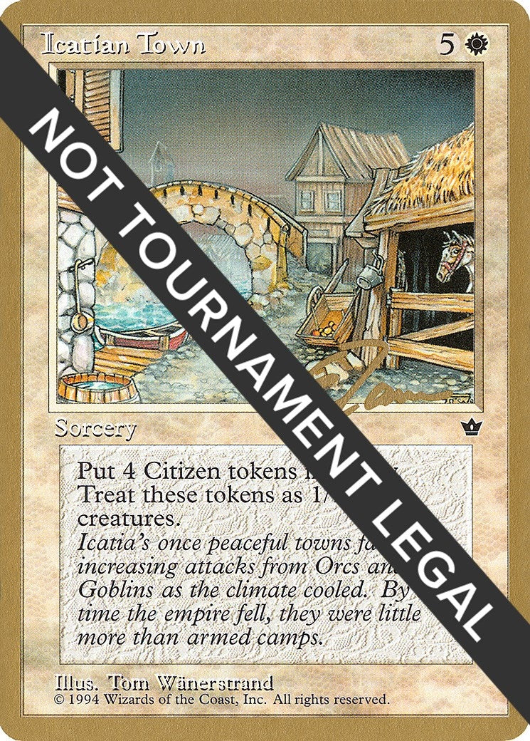 Icatian Town - 1996 Eric Tam (FEM) (World Championship Decks)