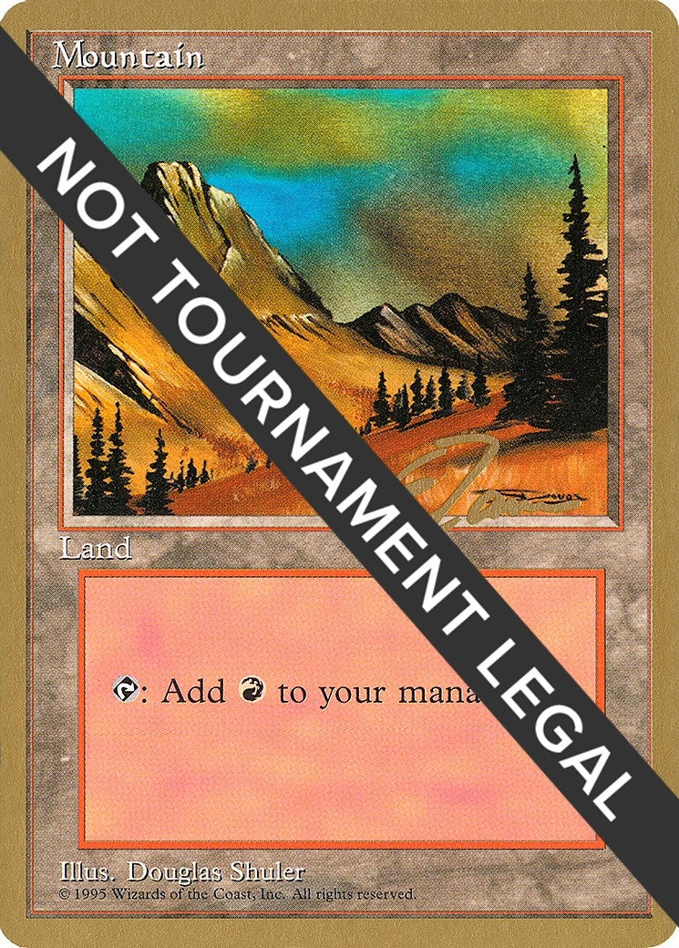 Mountain (C) - 1996 Eric Tam (4ED) (World Championship Decks)