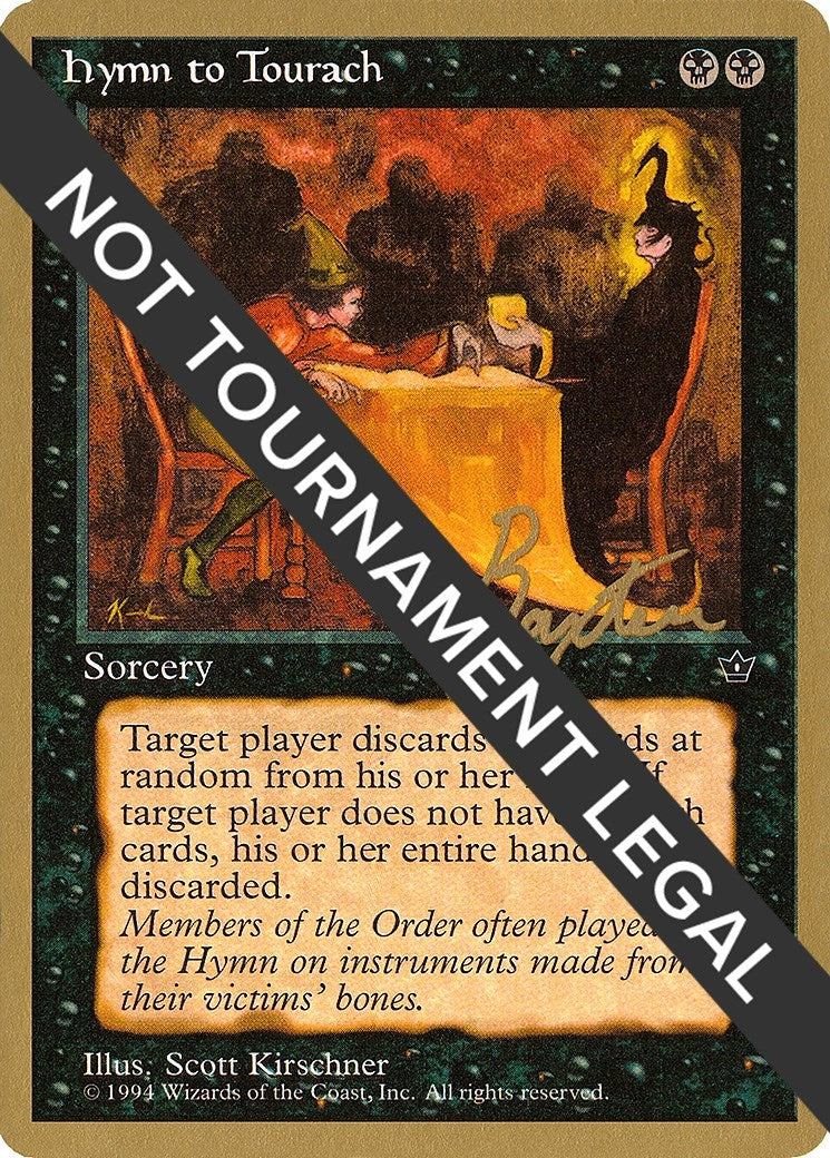 Hymn to Tourach (Table) - 1996 George Baxter (FEM) (World Championship Decks)