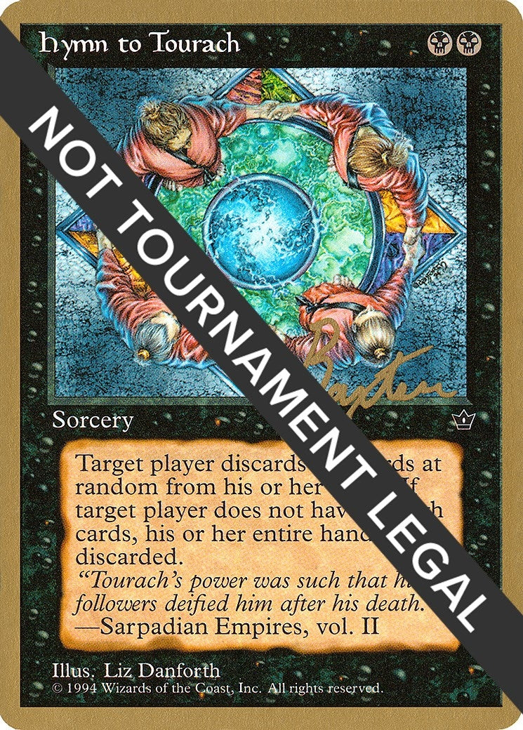 Hymn to Tourach (Circle) - 1996 George Baxter (FEM) (World Championship Decks)