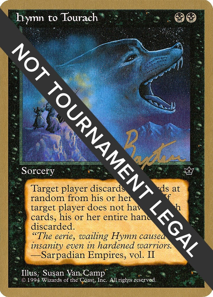 Hymn to Tourach (Wolf) - 1996 George Baxter (FEM) (World Championship Decks)