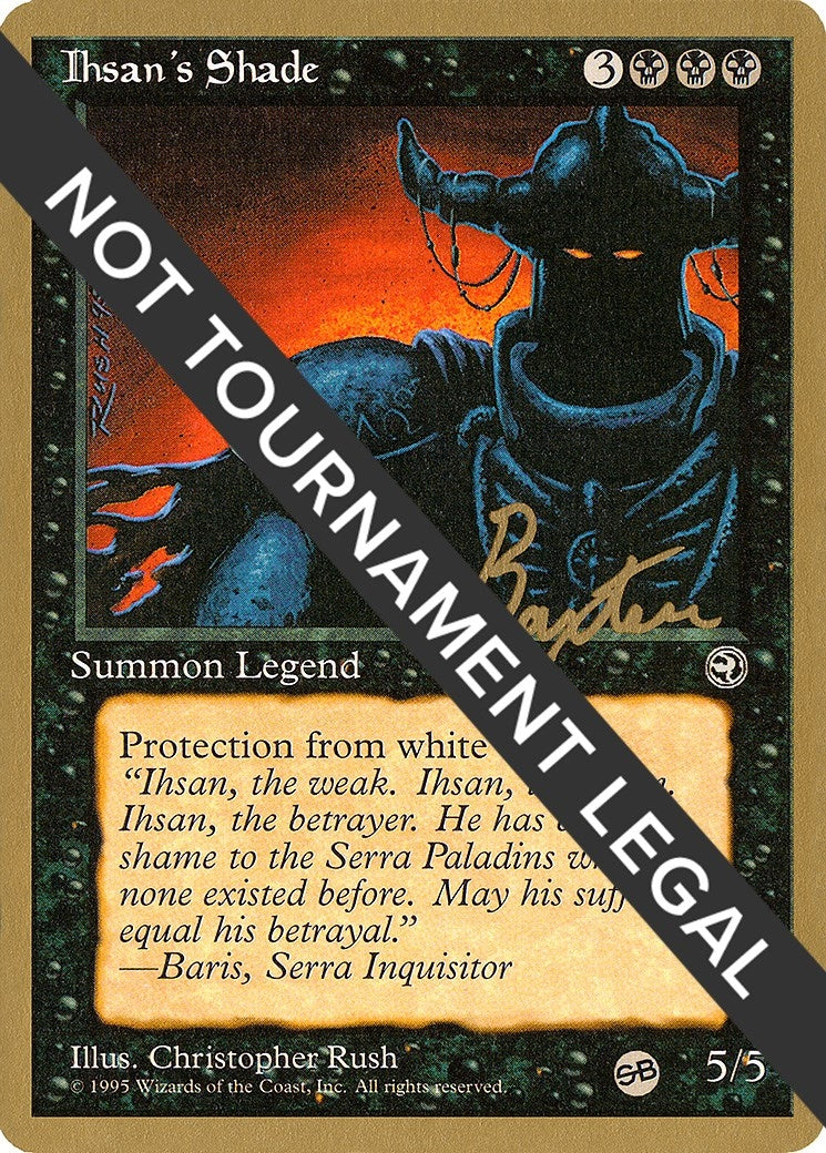 Ihsan's Shade - 1996 George Baxter (HML) (SB) (World Championship Decks)