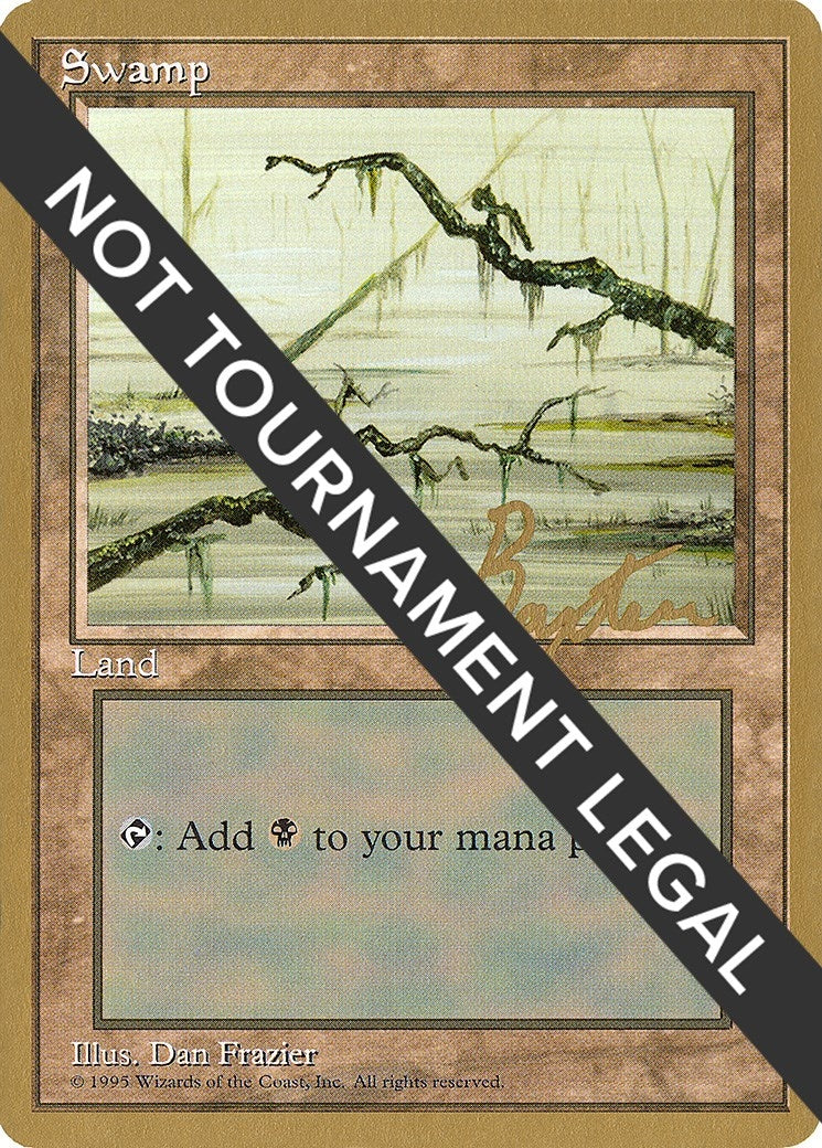 Swamp (C) - 1996 George Baxter (4ED) (World Championship Decks)