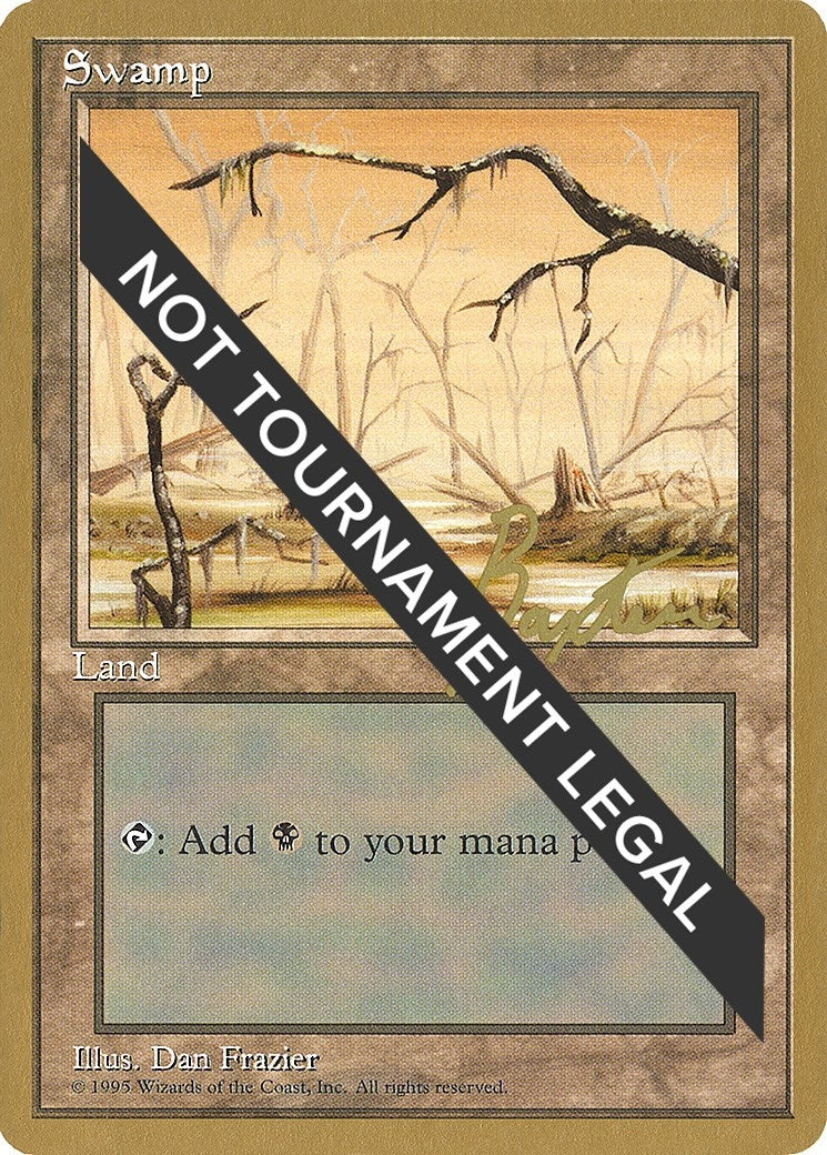 Swamp (B) - 1996 George Baxter (4ED) (World Championship Decks)