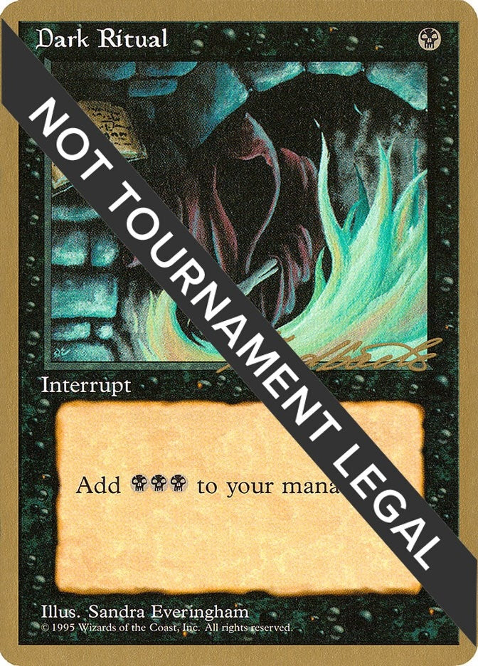 Dark Ritual - 1996 Leon Lindback (4ED) (World Championship Decks)