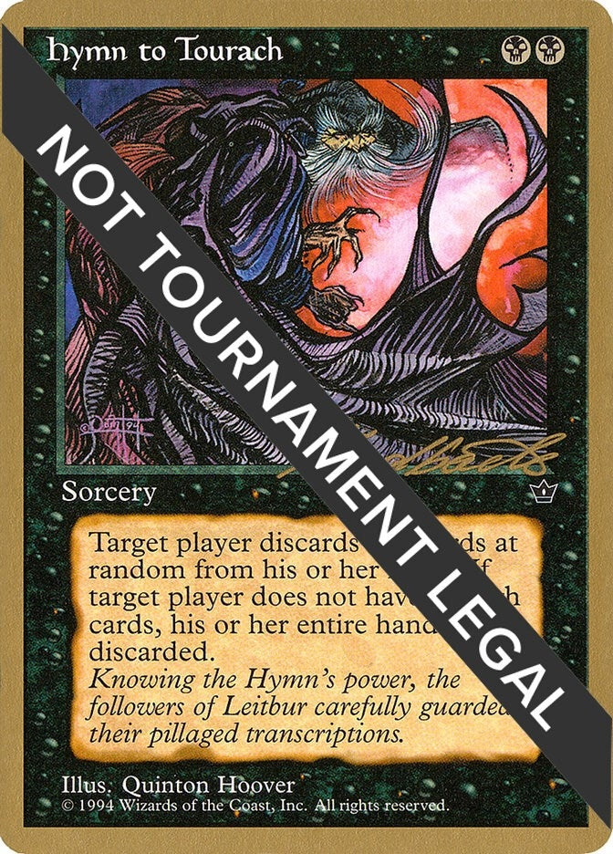 Hymn to Tourach (Cloak) - 1996 Leon Lindback (FEM) (World Championship Decks)