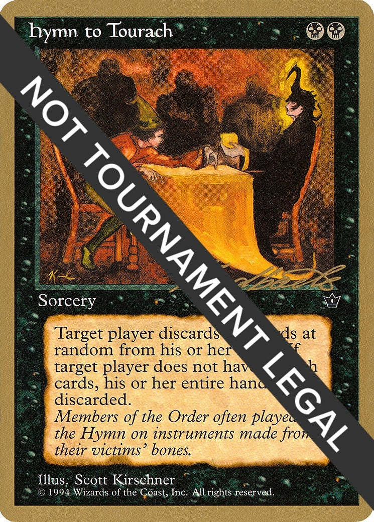 Hymn to Tourach (Table) - 1996 Leon Lindback (FEM) (World Championship Decks)