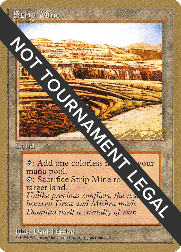 Strip Mine - 1996 Leon Lindback (4ED) (World Championship Decks)
