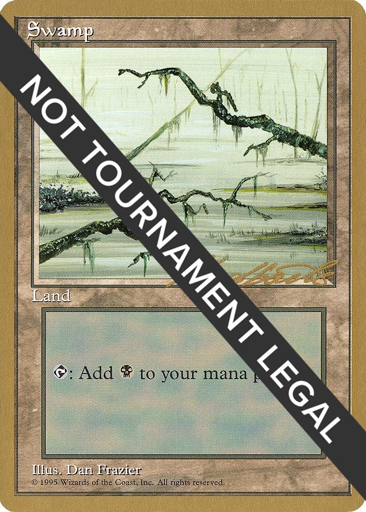 Swamp (C) - 1996 Leon Lindback (4ED) (World Championship Decks)