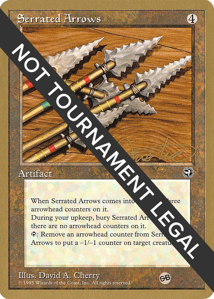 Serrated Arrows - 1996 Mark Justice (HML) (SB) (World Championship Decks)