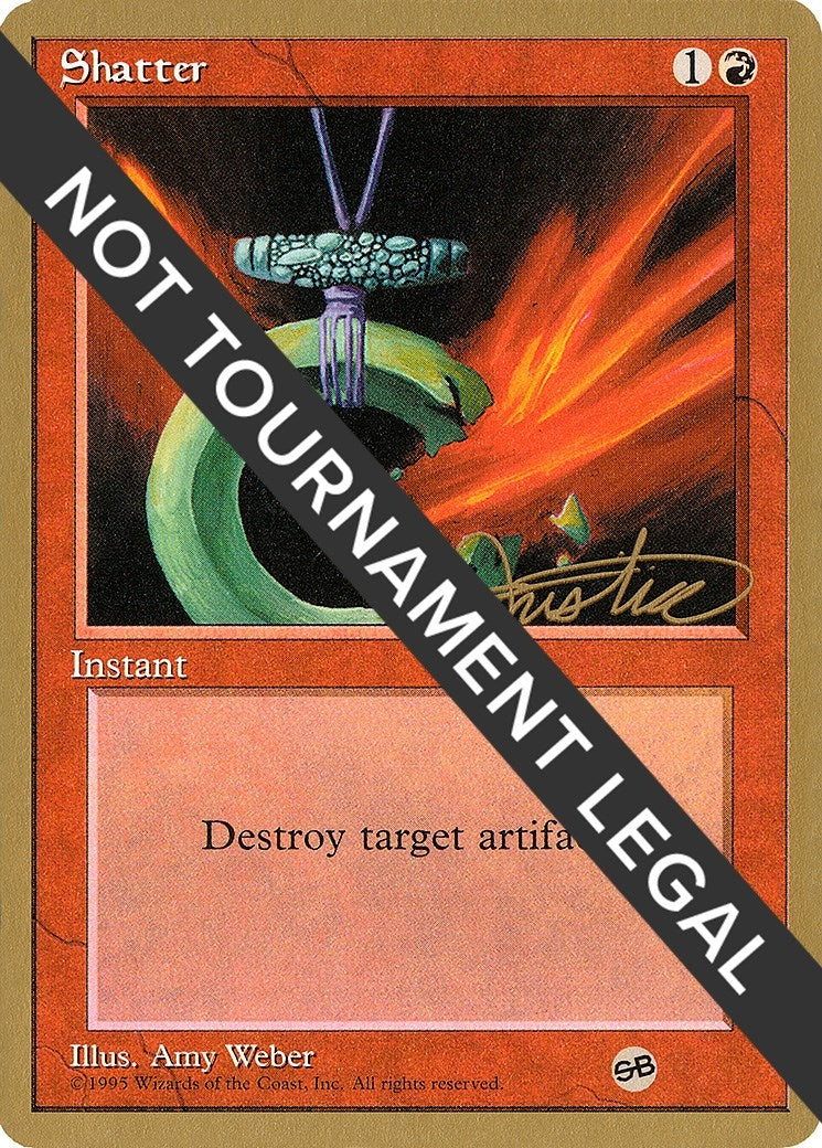 Shatter - 1996 Mark Justice (4ED) (SB) (World Championship Decks)