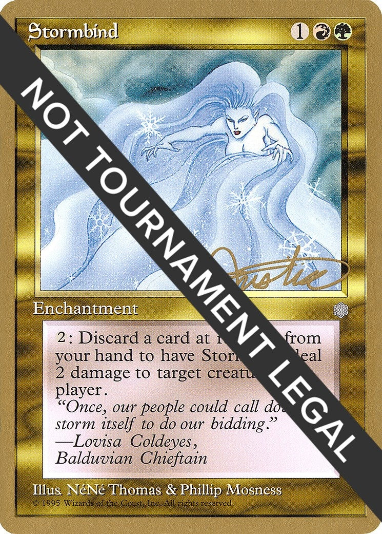 Stormbind - 1996 Mark Justice (ICE) (World Championship Decks)