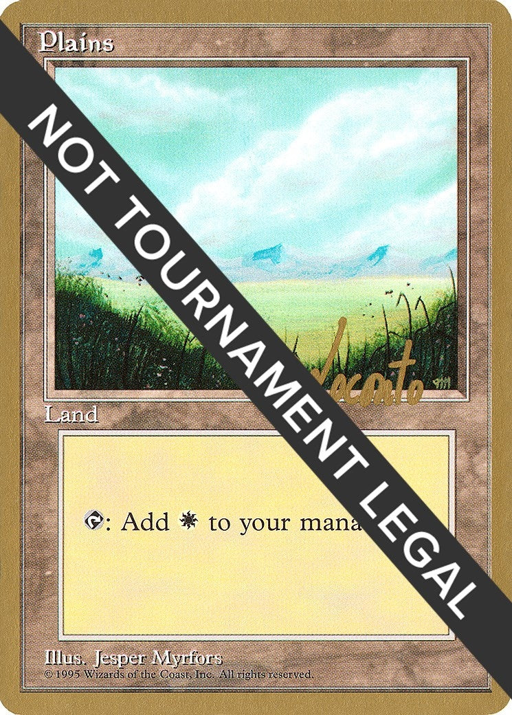Plains (A) - 1996 Michael Loconto (4ED) (World Championship Decks)