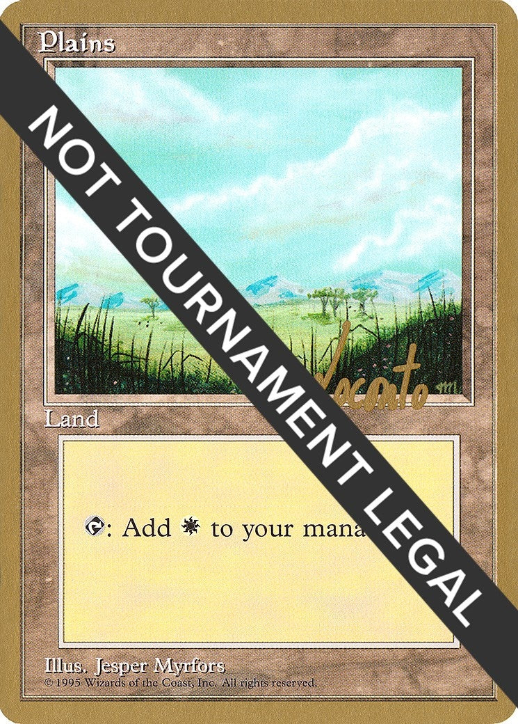 Plains (B) - 1996 Michael Loconto (4ED) (World Championship Decks)