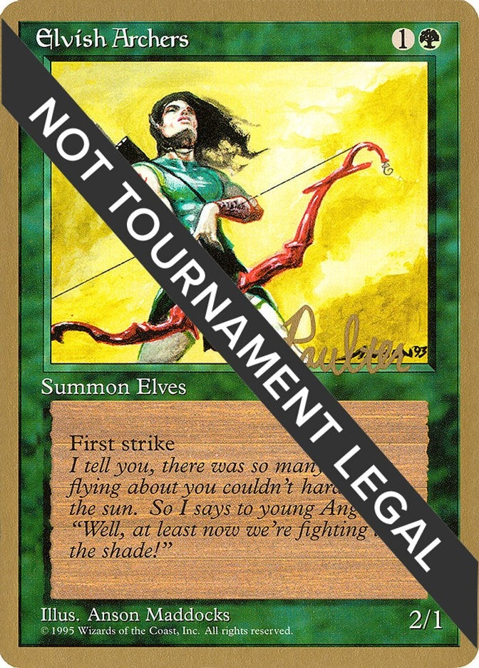 Elvish Archers - 1996 Preston Poulter (4ED) (World Championship Decks)
