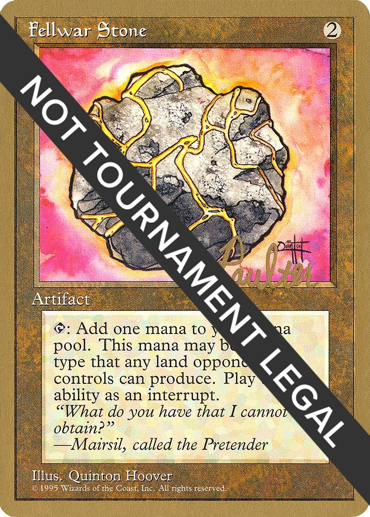 Fellwar Stone - 1996 Preston Poulter (4ED) (World Championship Decks)