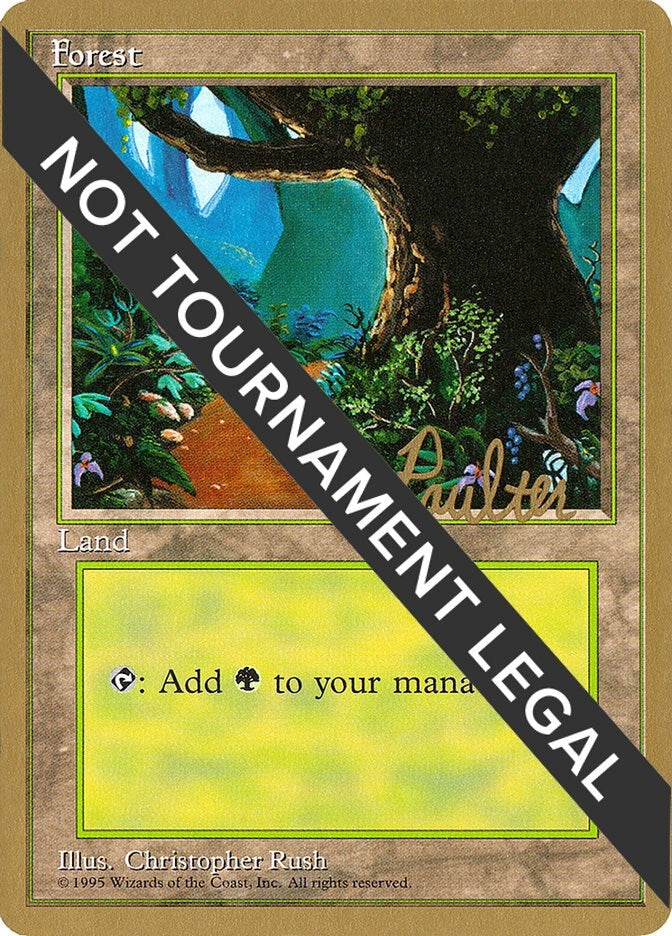 Forest (B) - 1996 Preston Poulter (4ED) (World Championship Decks)