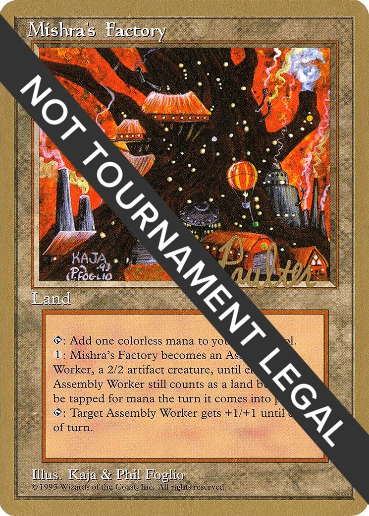 Mishra's Factory - 1996 Preston Poulter (4ED) (World Championship Decks)
