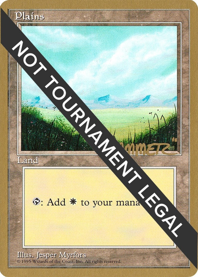 Plains (A) - 1996 Preston Poulter (4ED) (World Championship Decks)
