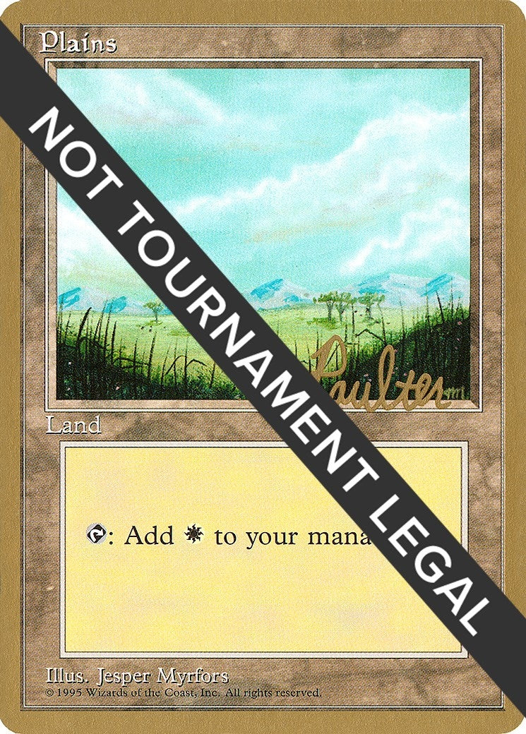 Plains (B) - 1996 Preston Poulter (4ED) (World Championship Decks)