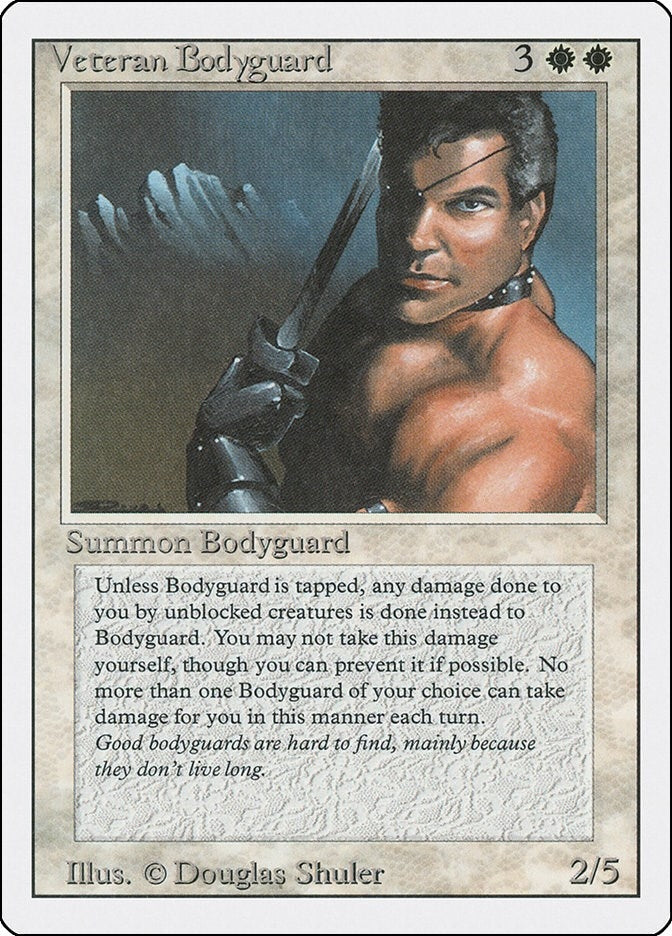 Image for Veteran Bodyguard - Magic: The Gathering