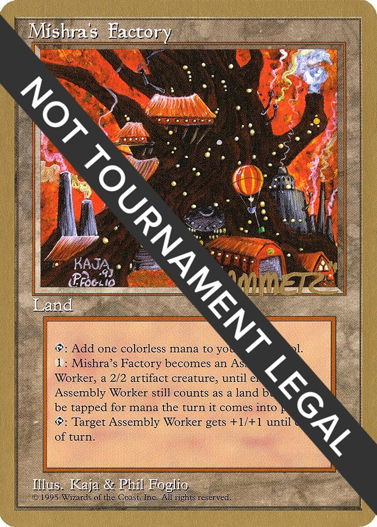 Mishra's Factory - 1996 Shawn "Hammer" Regnier (4ED) (World Championship Decks)