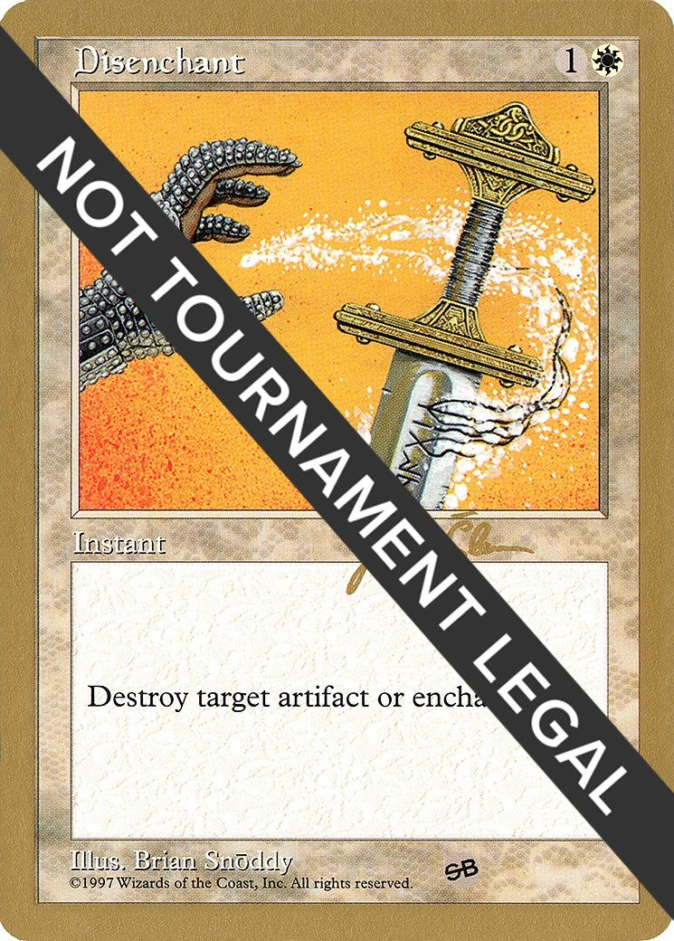 Disenchant - 1997 Jakub Slemr (5ED) (SB) (World Championship Decks)