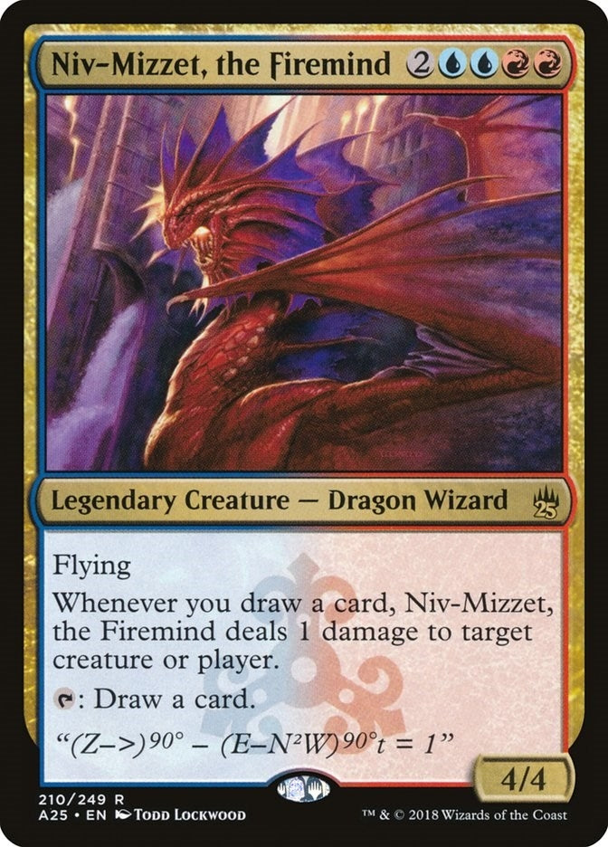 Niv-Mizzet, the Firemind (210) (Masters 25)