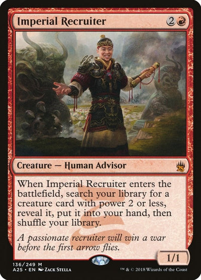 Imperial Recruiter (136) (Masters 25)