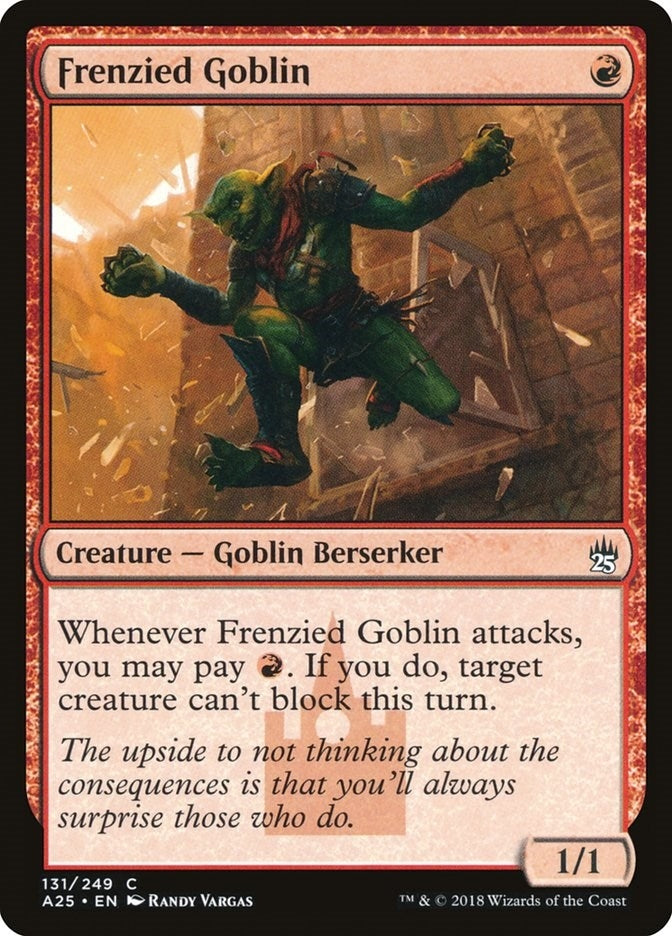 Frenzied Goblin (131) (Masters 25)
