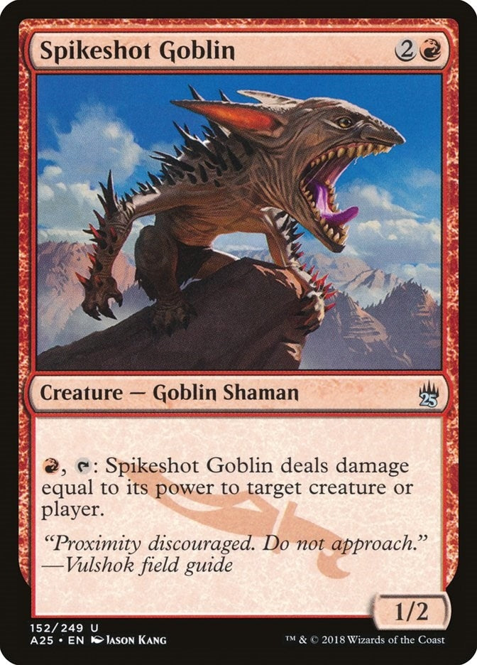 Spikeshot Goblin (152) (Masters 25)