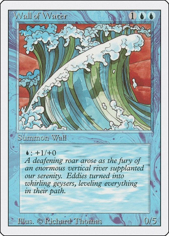 Image for Wall of Water - Magic: The Gathering