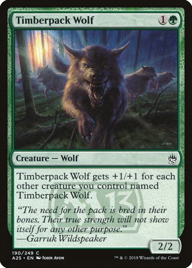 Timberpack Wolf (190) (Masters 25)