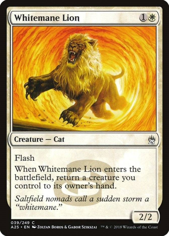 Whitemane Lion (39) (Masters 25)