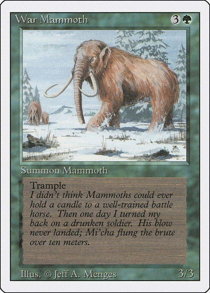 Image for War Mammoth - Magic: The Gathering