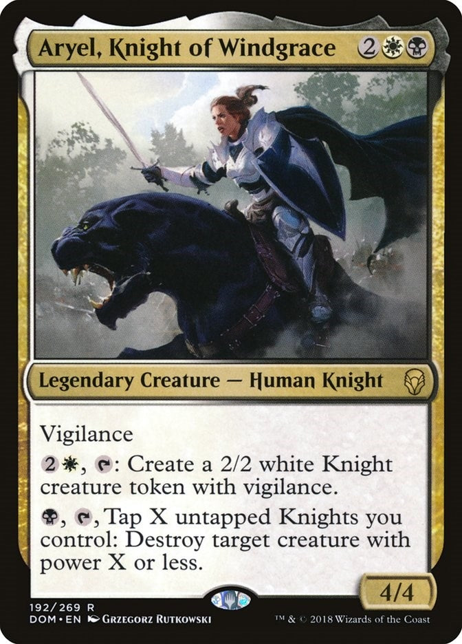 Aryel, Knight of Windgrace (192) (Dominaria)
