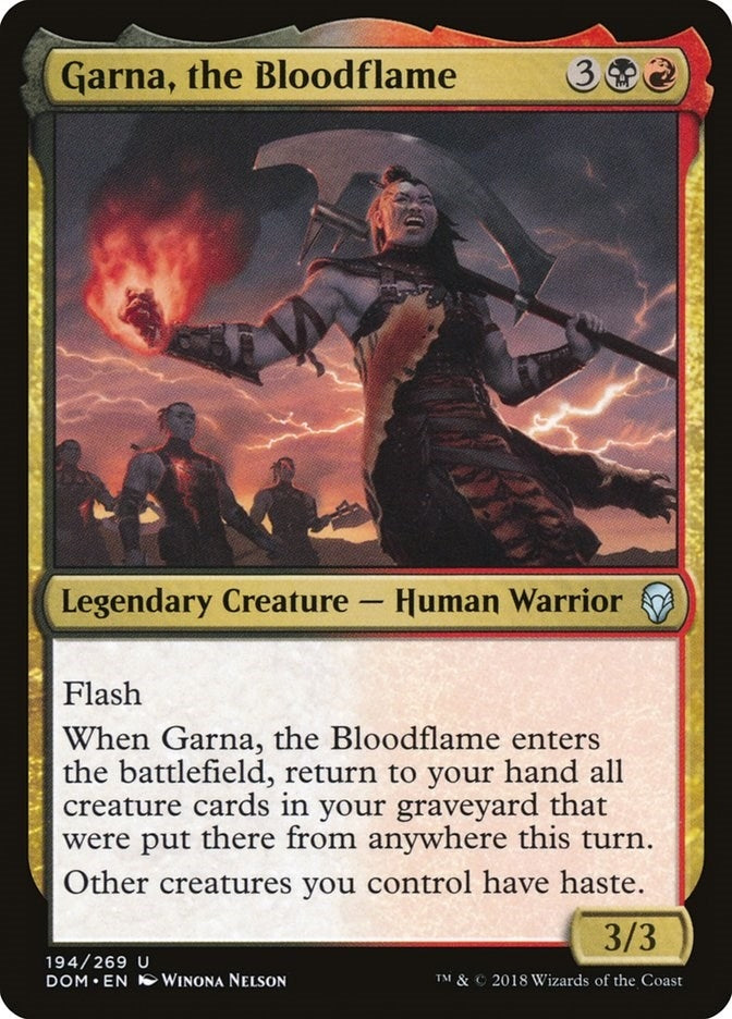 Garna, the Bloodflame (194) (Dominaria)