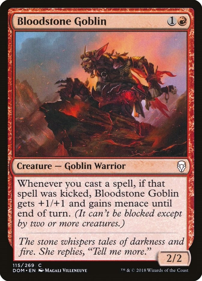 Bloodstone Goblin (115) (Dominaria)