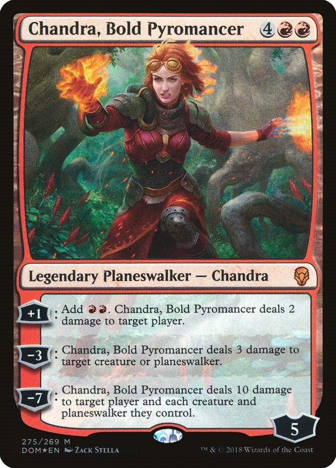 Chandra, Bold Pyromancer (275) (Dominaria)