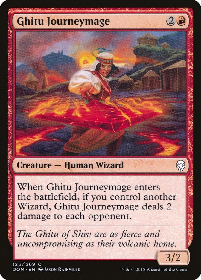 Ghitu Journeymage (126) (Dominaria)