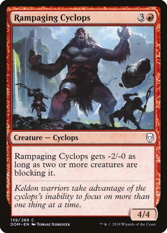 Rampaging Cyclops (139) (Dominaria)