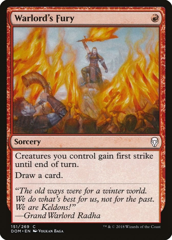 Image for Warlord's Fury (151) - Magic: The Gathering