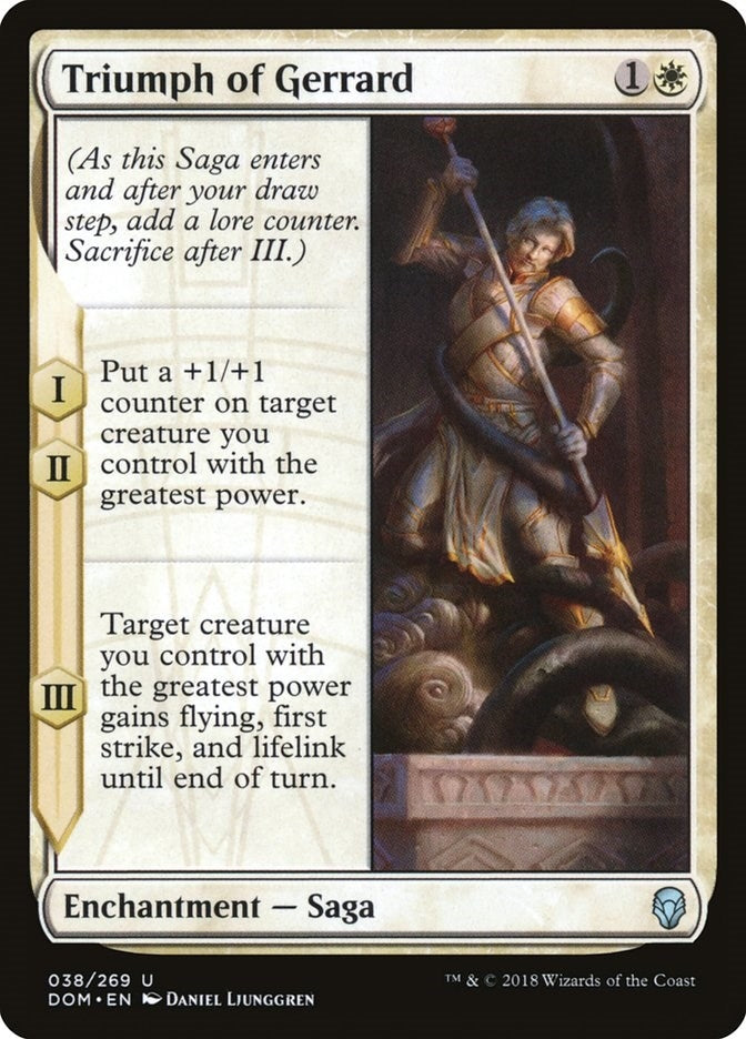 Image for Triumph of Gerrard (38) - Magic: The Gathering