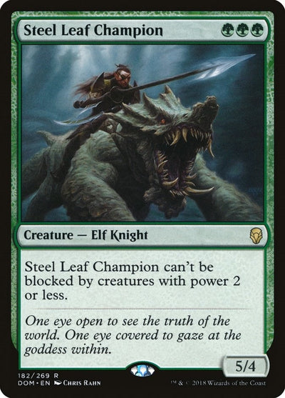 Steel Leaf Champion (182) (Dominaria)
