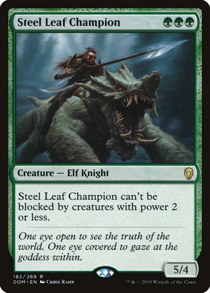 Steel Leaf Champion (182) (Dominaria)